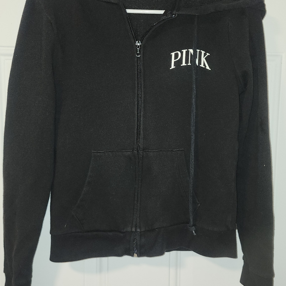 PINK Victoria's Secret Kids Hoodie in Black